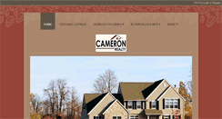 Desktop Screenshot of cameronrealty.net