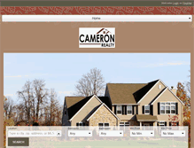 Tablet Screenshot of cameronrealty.net